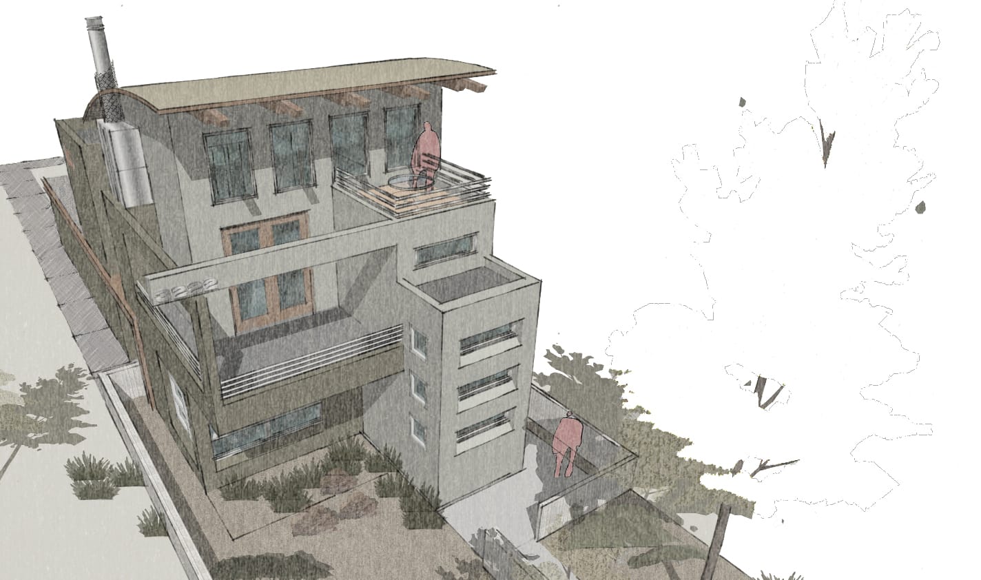 Sunset Cliffs neighborhood in San Diego modern remodel