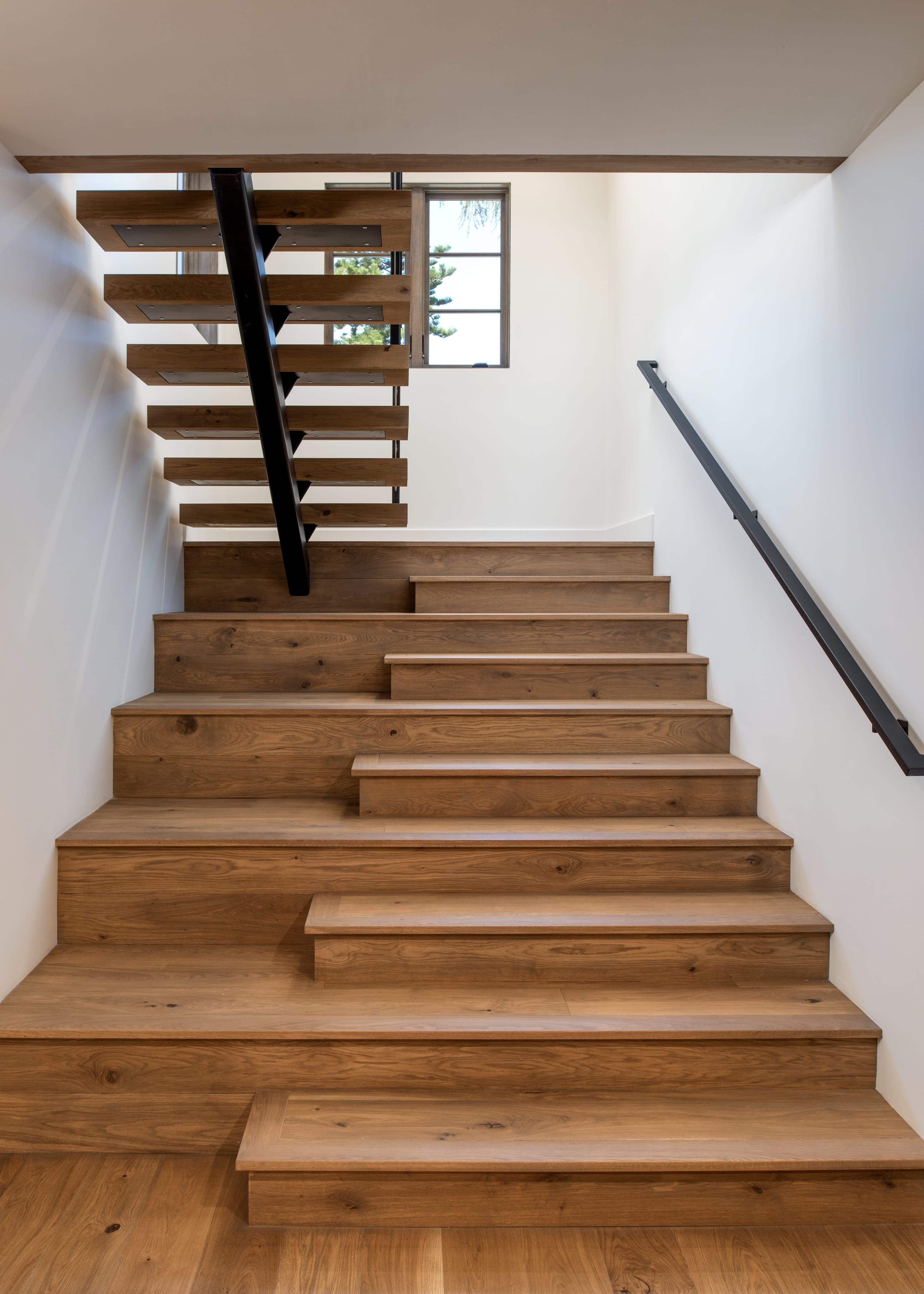 Solid Wood Interior Stair Design